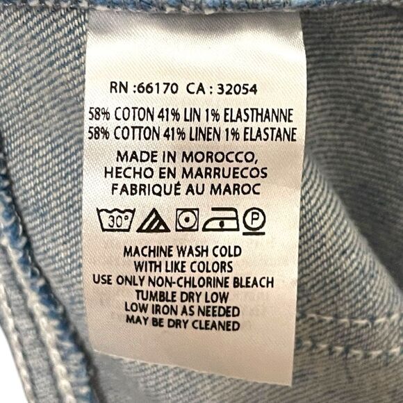 NWT Anthropologie PILCRO High Rise Wide Leg Trouser Jeans 32 - Picture 10 of 11